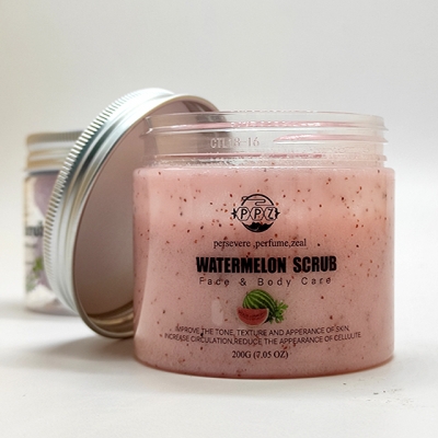 China private label watermelon face and body scrub 200g 